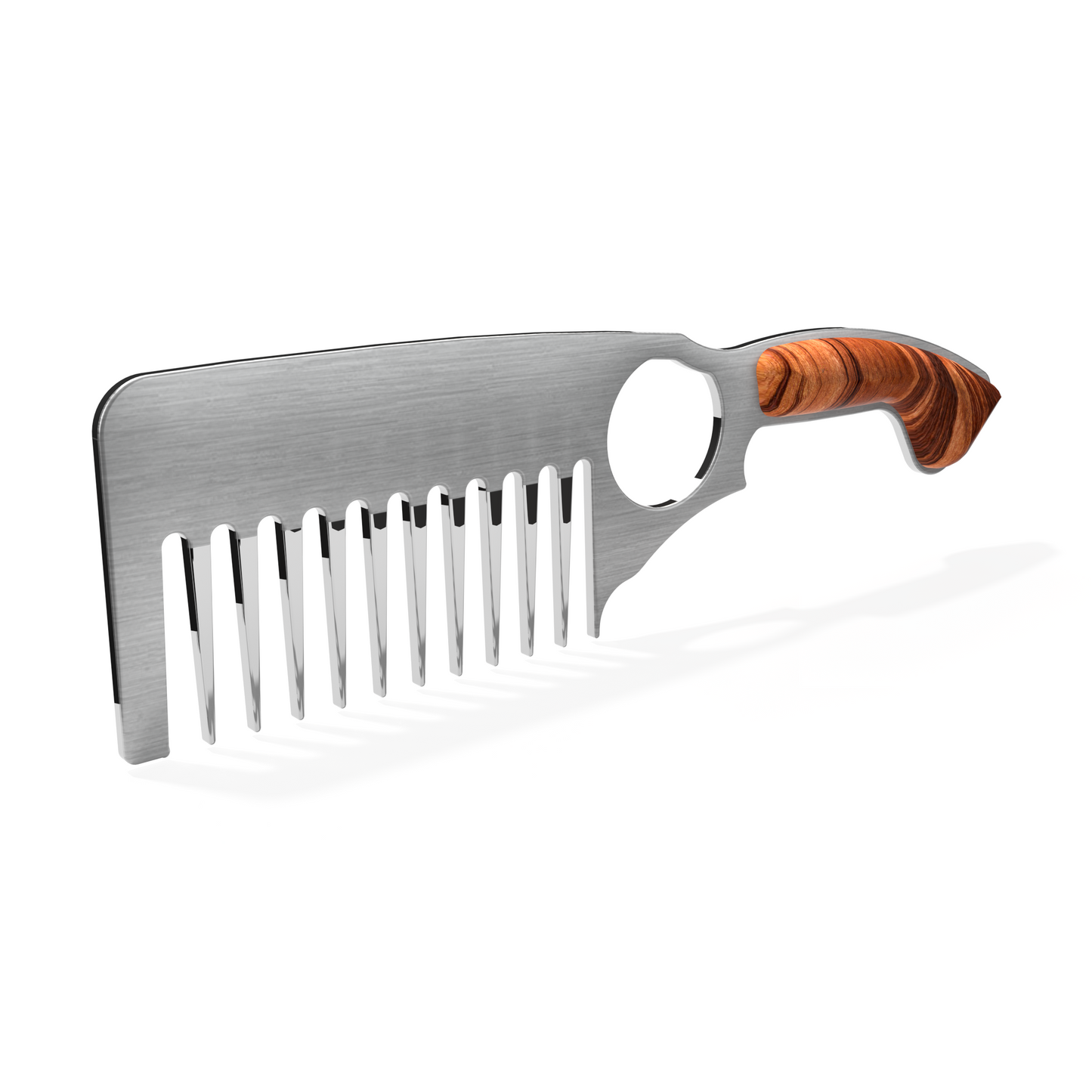 Perpetual Essence Tigerwood Beard Comb - Strength & Unique Style