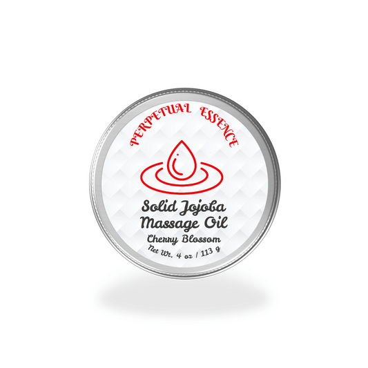 Cherry Blossom Solid Jojoba Massage Oil