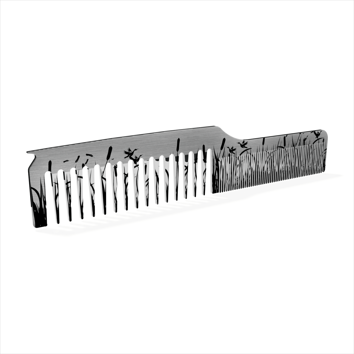 Perpetual Essence Duck Comb - Dual-Sided for Outdoor Beard Grooming