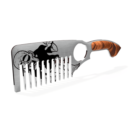 Perpetual Essence Zombie Beard Comb - Unique Style for Fearless Grooming