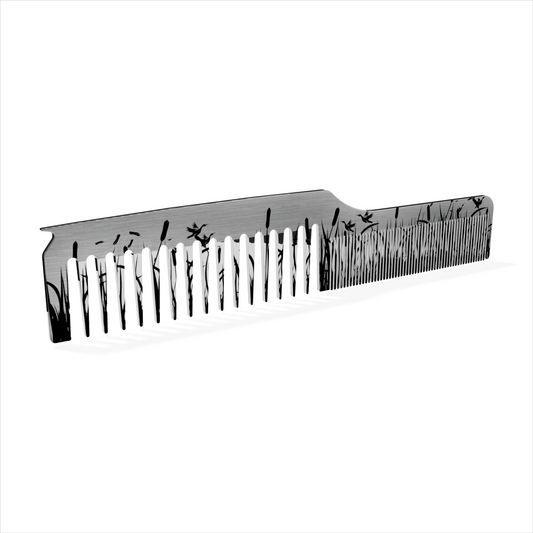 Perpetual Essence Duck Comb - Dual-Sided for Outdoor Beard Grooming