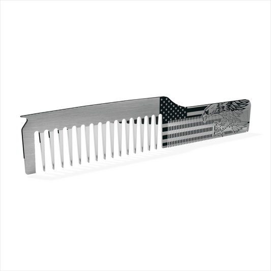 Perpetual Essence Stainless Dual Tooth Comb - Precision & Durability